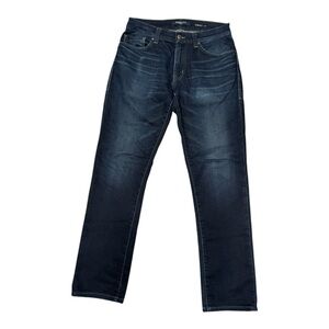 Fidelity Torino Slim Jeans Men Size 31 Dark Blue Wash Stretch Denim USA Made
